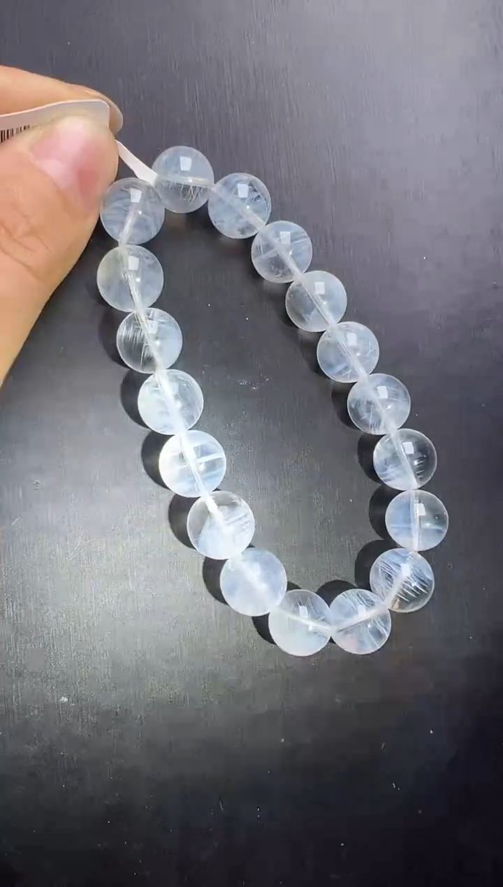 未镶嵌手串水晶蓝针手串11mm+ JP56682 