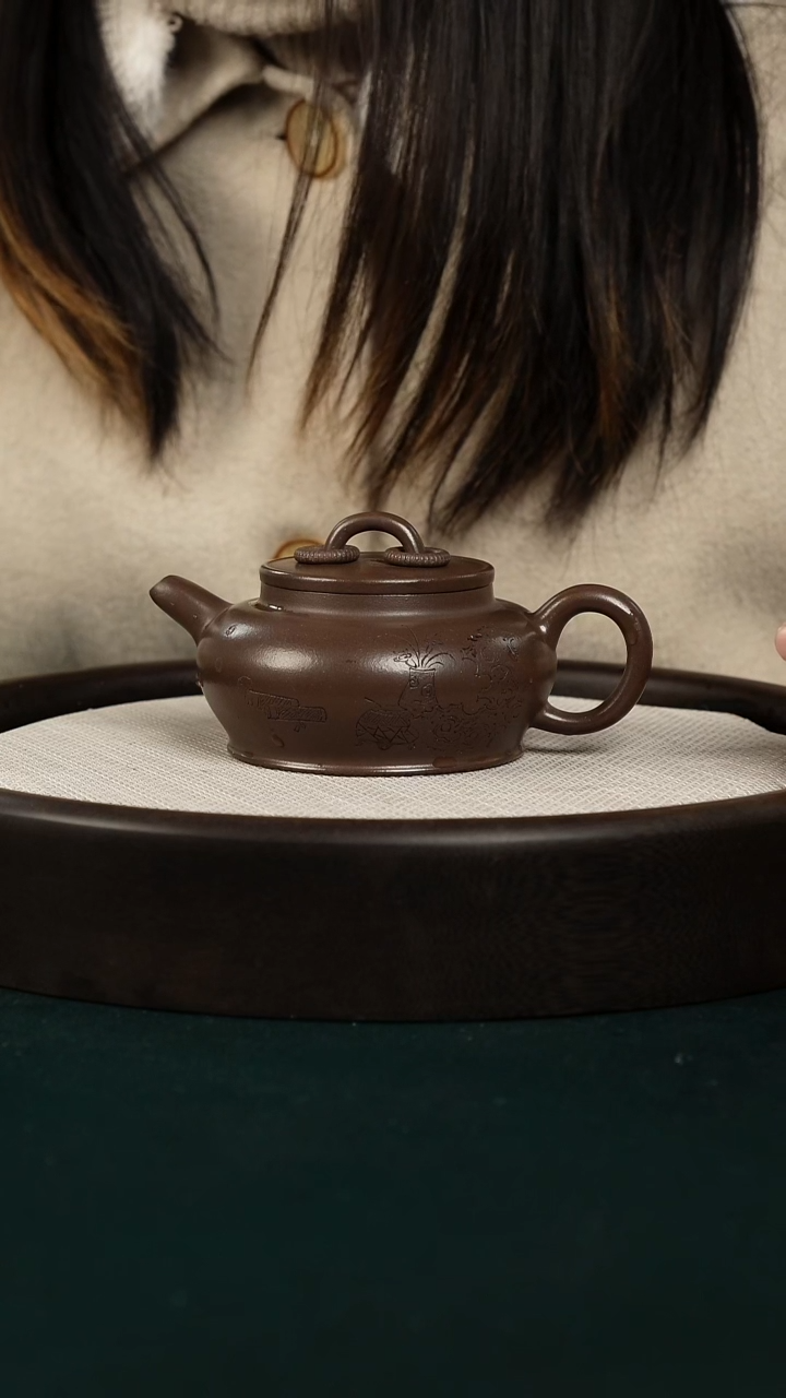 【闪购商品】紫砂茶壶手工双圈壶