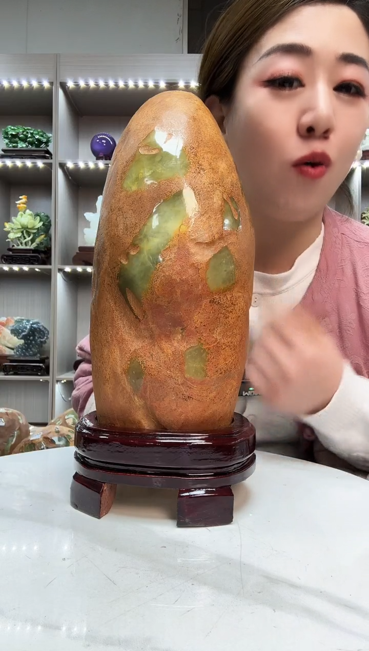 石材天然石材家居摆件办公室客厅玄关高档摆件