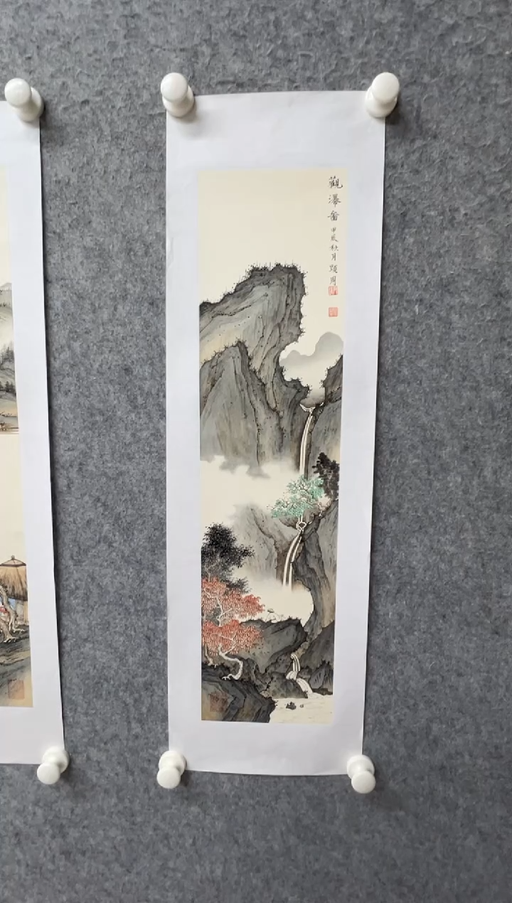 【闪购商品】国画工笔画山水画手绘