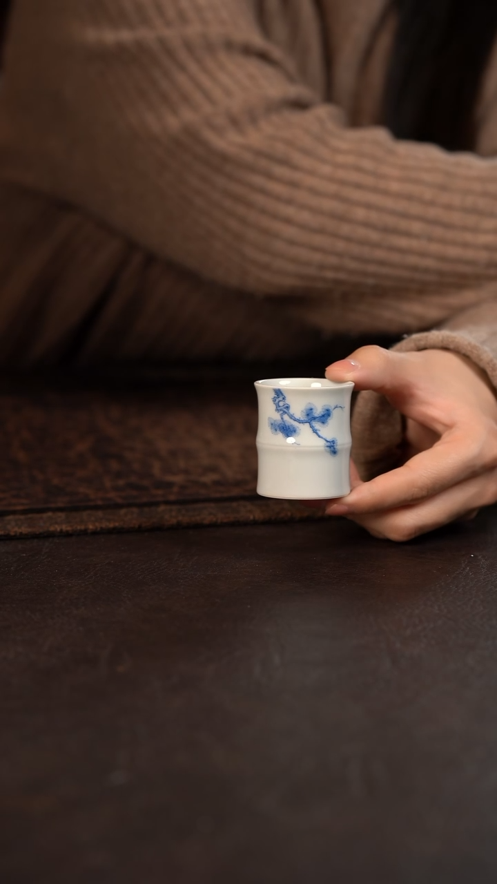 【闪购商品】杯聚澜堂松枝小竹节杯