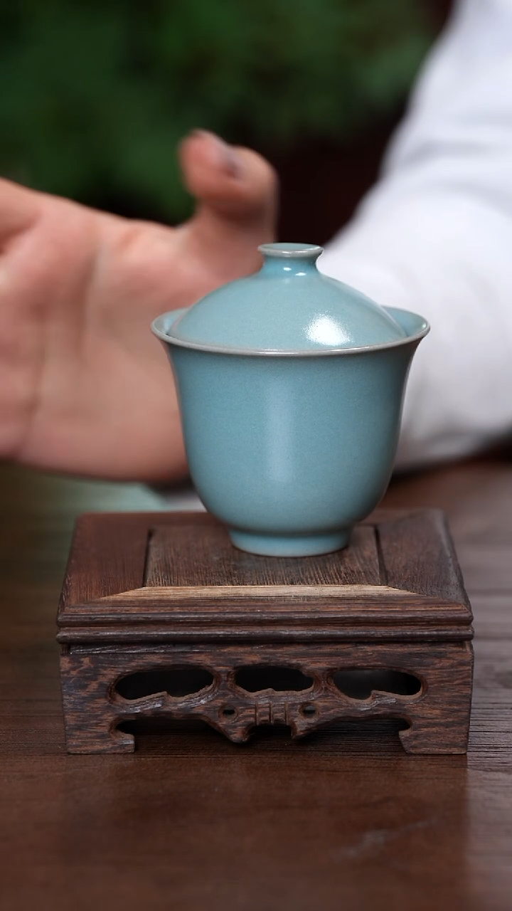 【闪购商品】宝丰清凉寺原产地汝瓷小岩茶盖碗