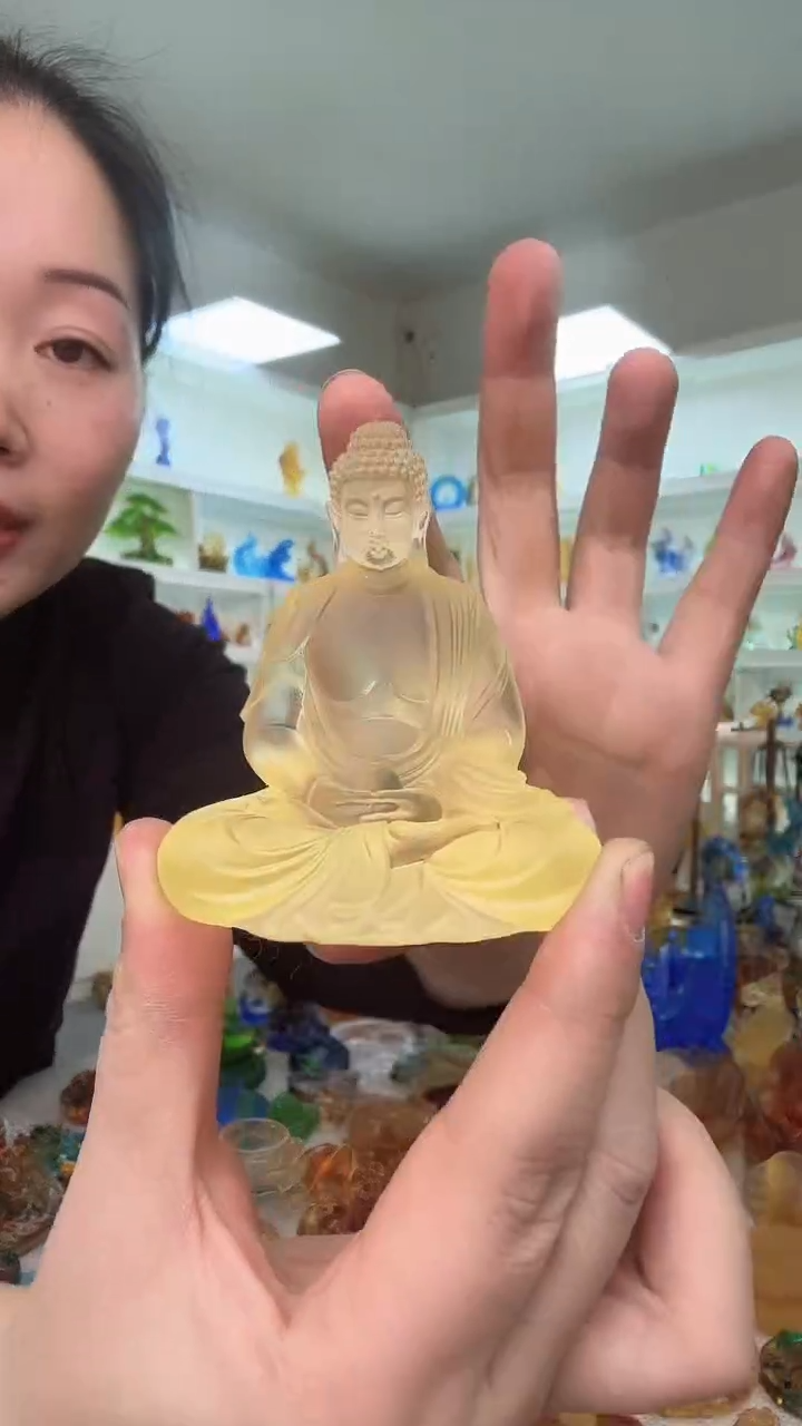 手工艺品琉璃药师佛