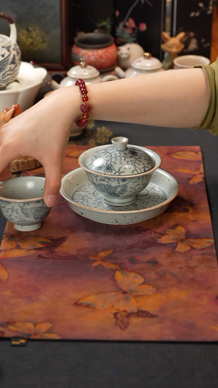 【闪购商品】寒芦窑盖碗寒芦窑盖碗