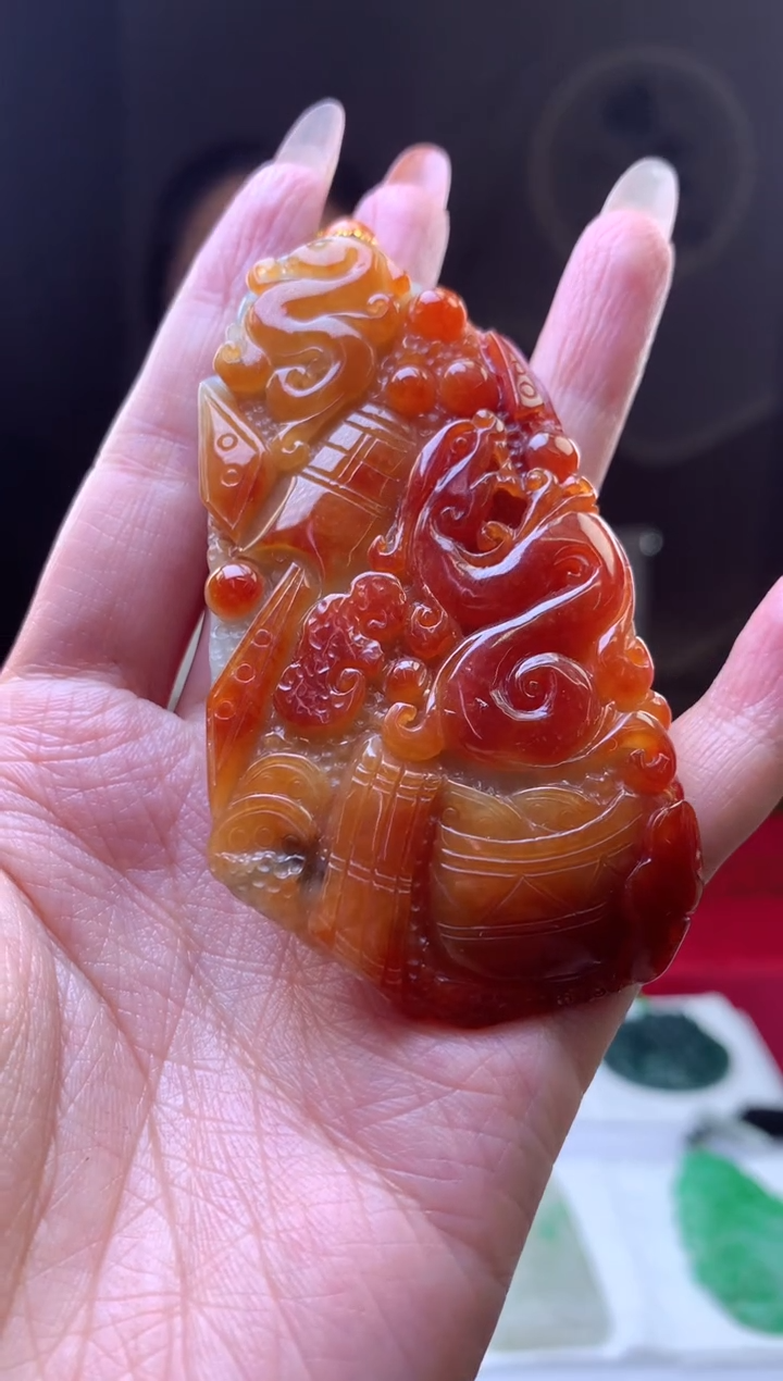 【闪购商品】定制翡翠未镶嵌挂件发货（拍一发一）