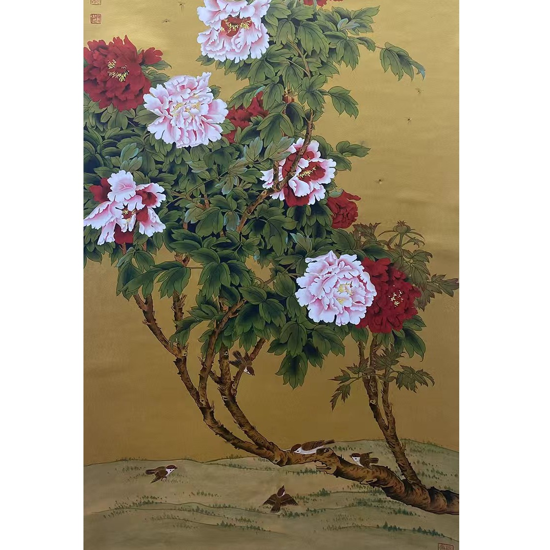 DQ2206世光 花鸟 纸本133*67 2265