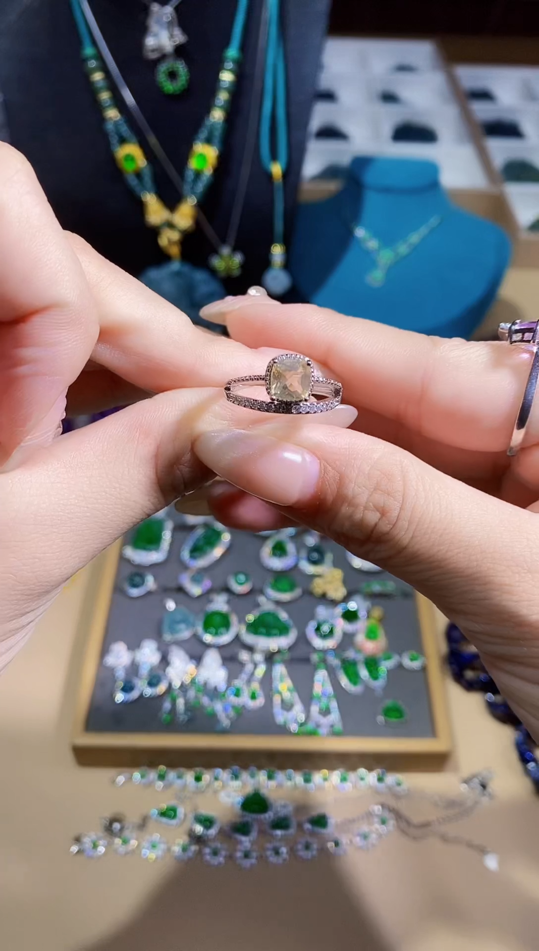 【闪购商品】水晶戒指未镶嵌多样性发其一【30】