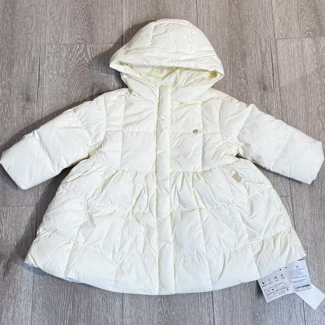 简约方形格绗线外套#14181412宝宝外穿保暖秋冬冬季