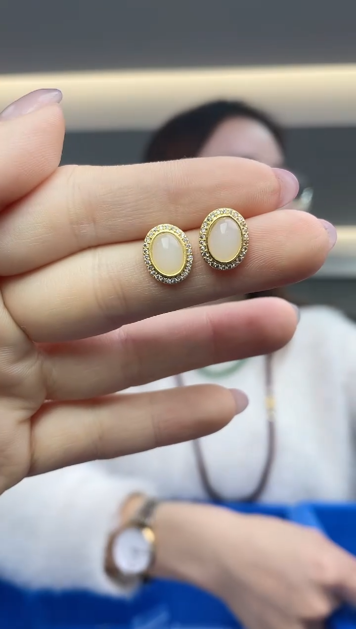 【闪购商品】和田玉`银S925镶嵌（多样性发一件）