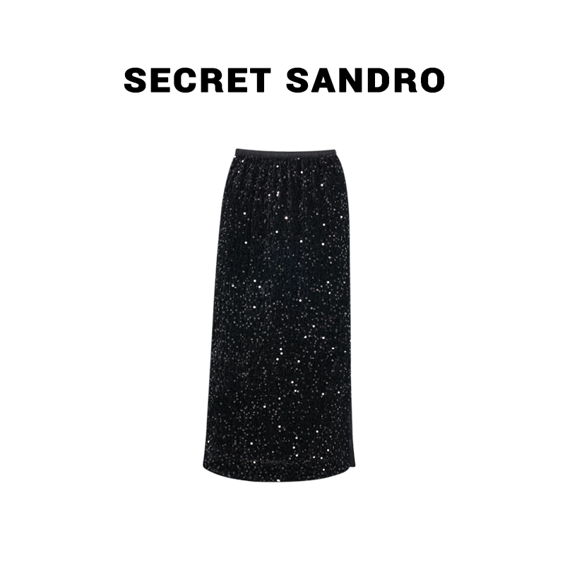 【亮片裙】Secret Sandro 楚楚半身裙 B65202060N