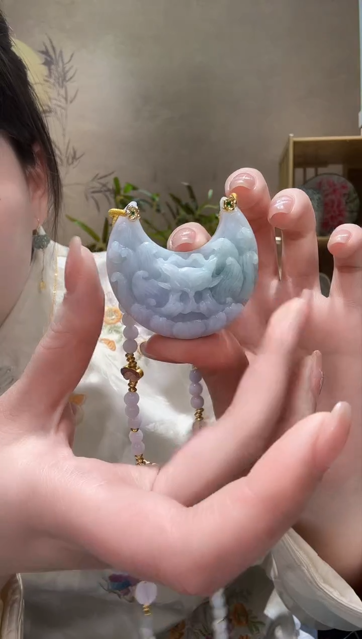 【闪购商品】翡翠颈饰未镶嵌吊坠