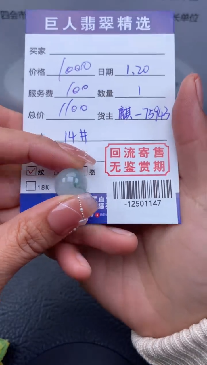 【闪购商品】翡翠颈饰未镶嵌多人-12501147