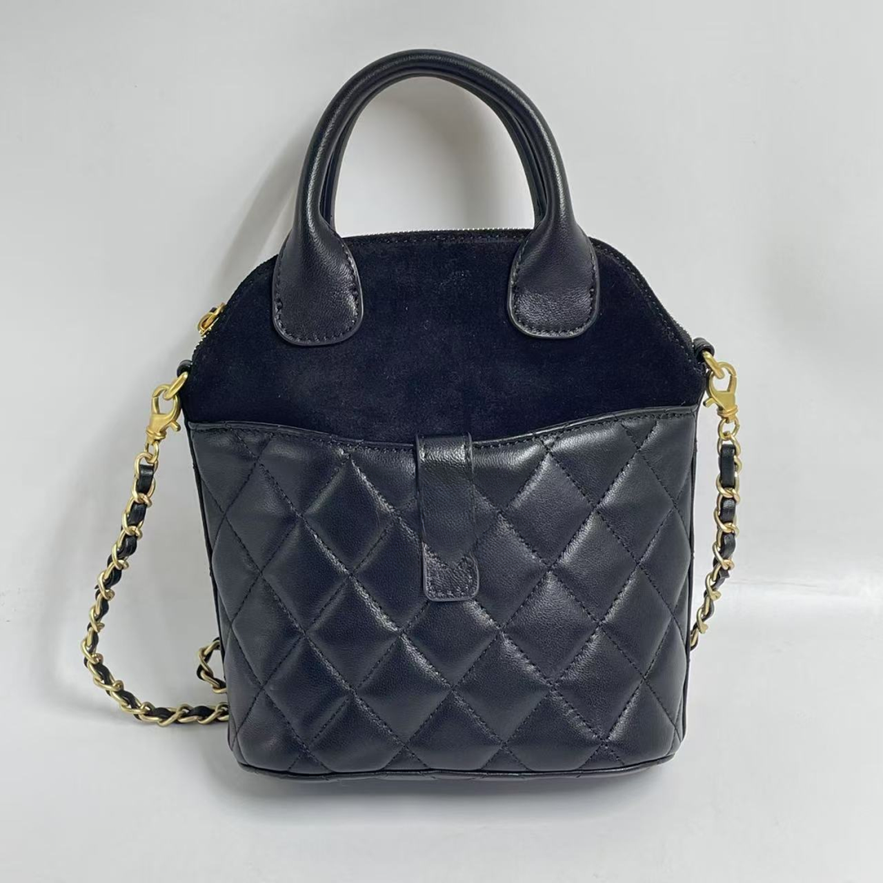 LQ-WITH-QUEEN真皮女包手机包黑色0661