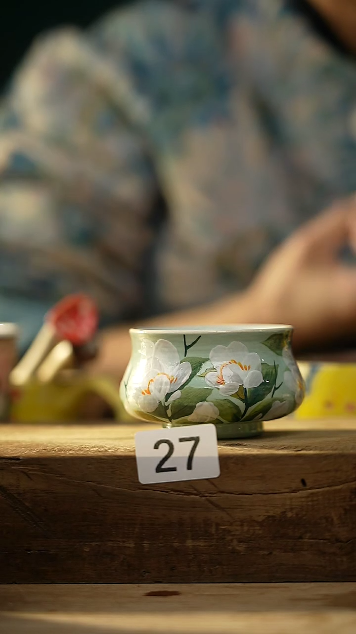 【闪购商品】瓷片油画风·彩绘·设计师石一款