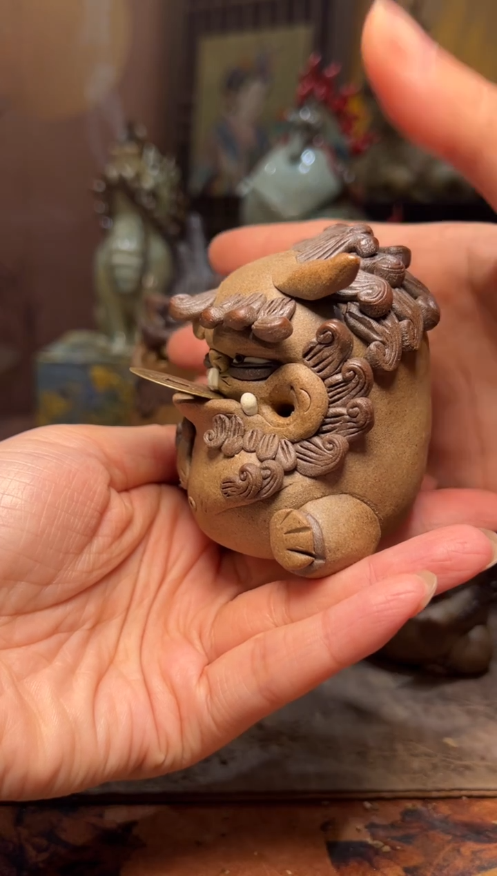 瓷片设计师手工手作款陶瓷抱肚