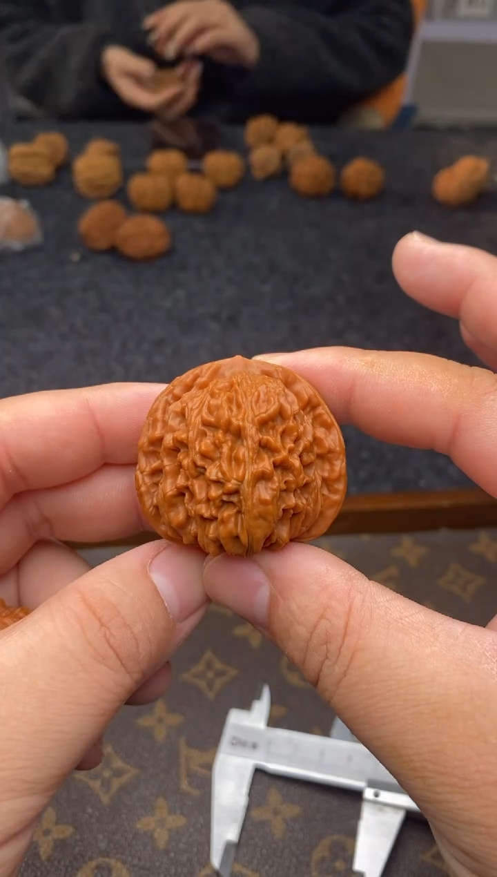 把件文玩核桃B148号43尺四座楼