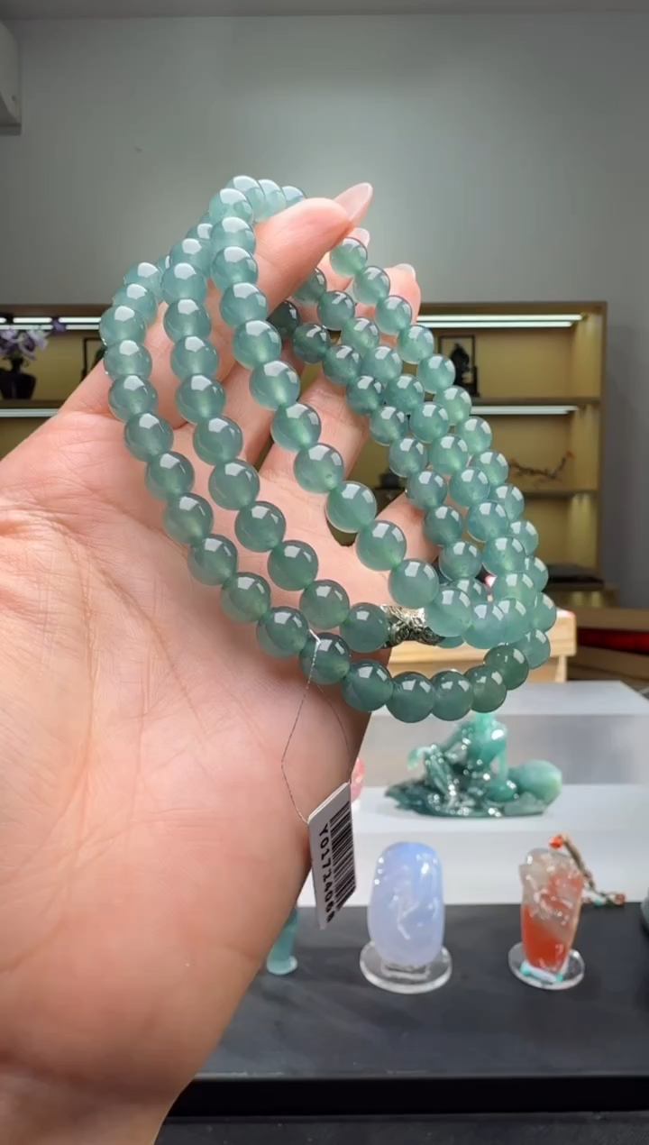 项链未镶嵌翡翠长串（多样性发其一）