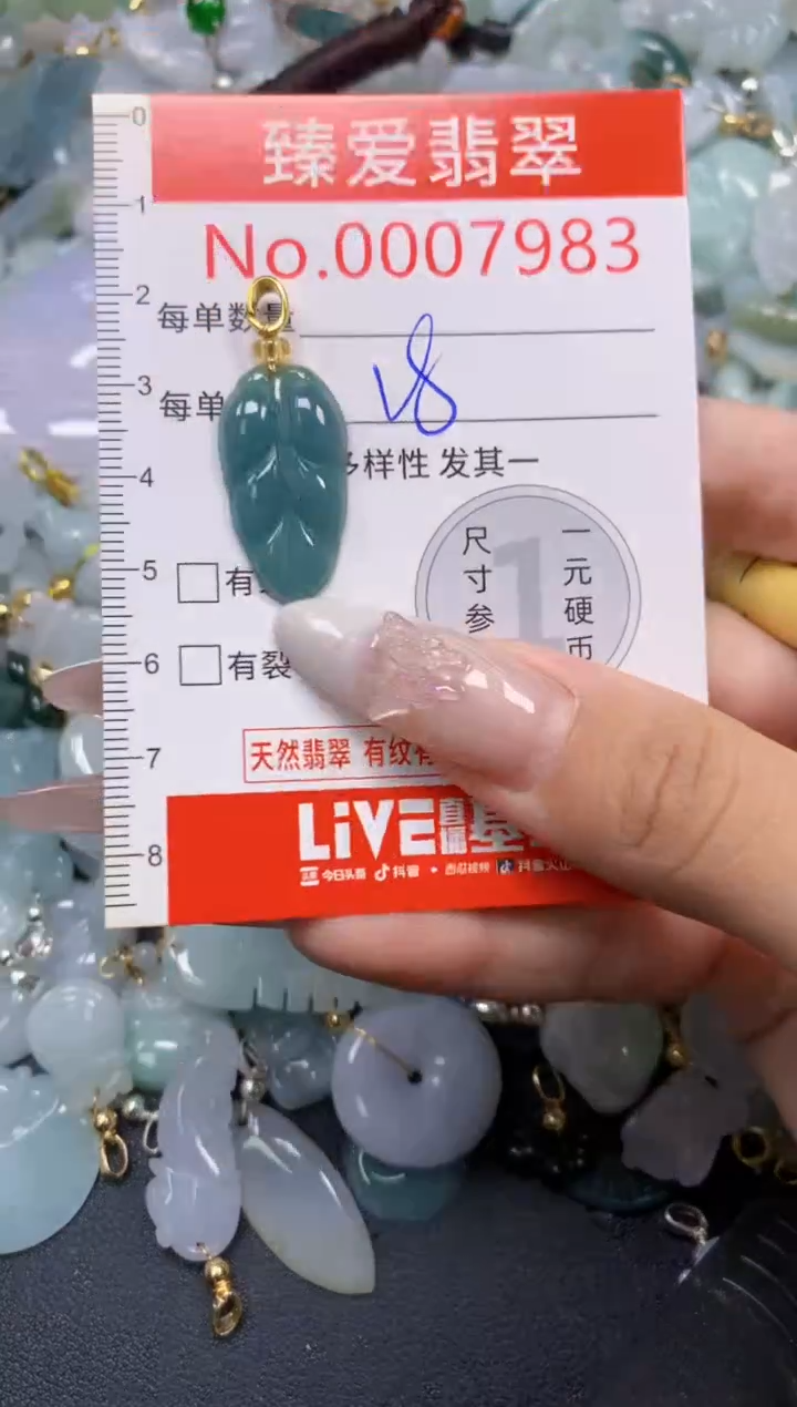 颈饰未镶嵌翡翠7983