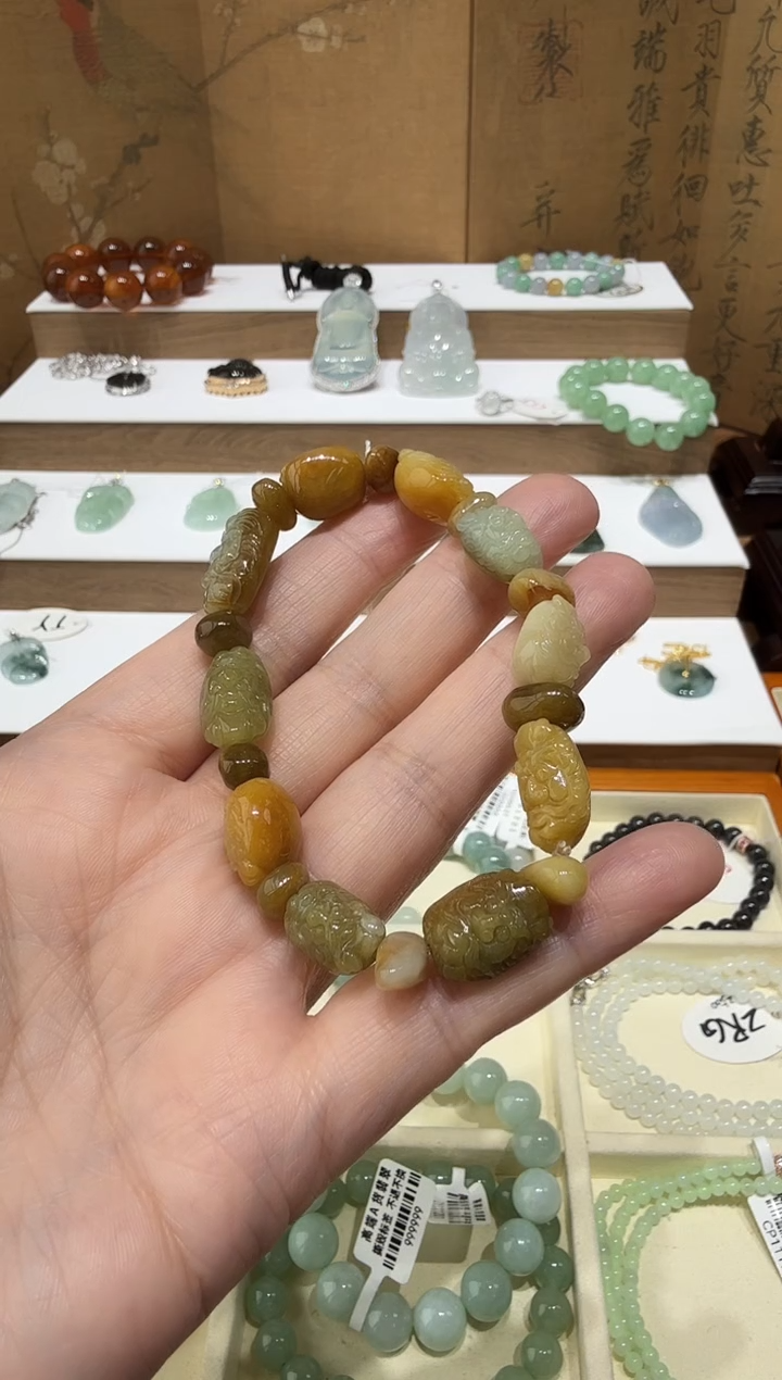 未镶嵌挂件翡翠用****3A货翡翠多样性孤品