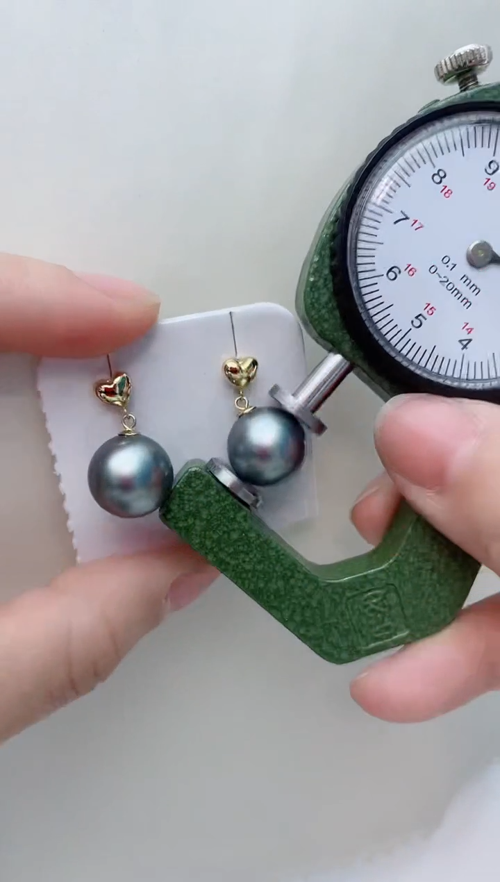 【闪购商品】海水珍珠耳饰18K金镶嵌A25