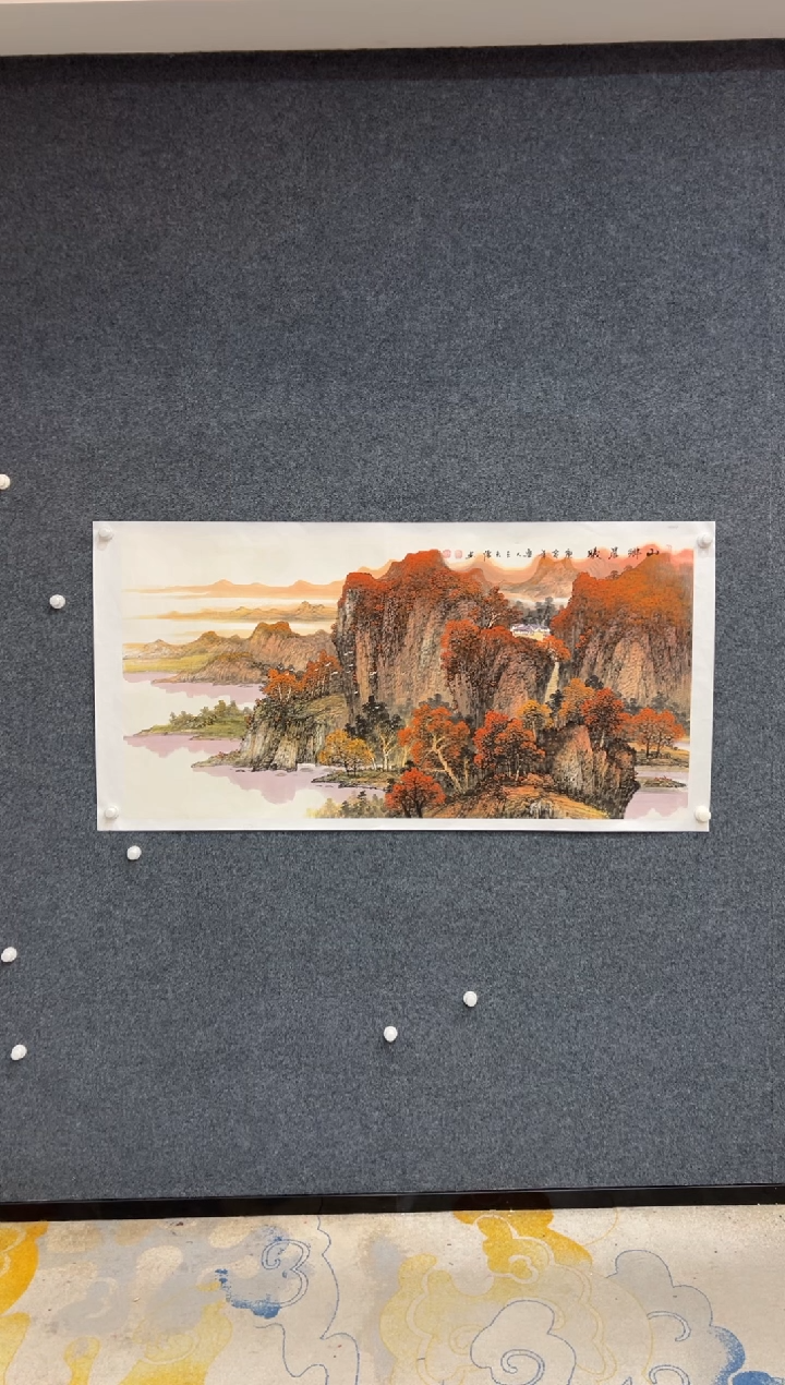 【闪购商品】国画2.15-王夫怀-四尺山水-028