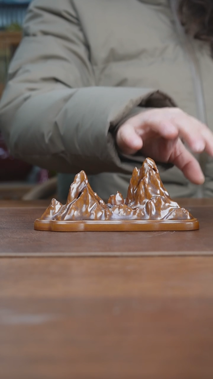【闪购商品】杯景德镇紫金釉山子炉