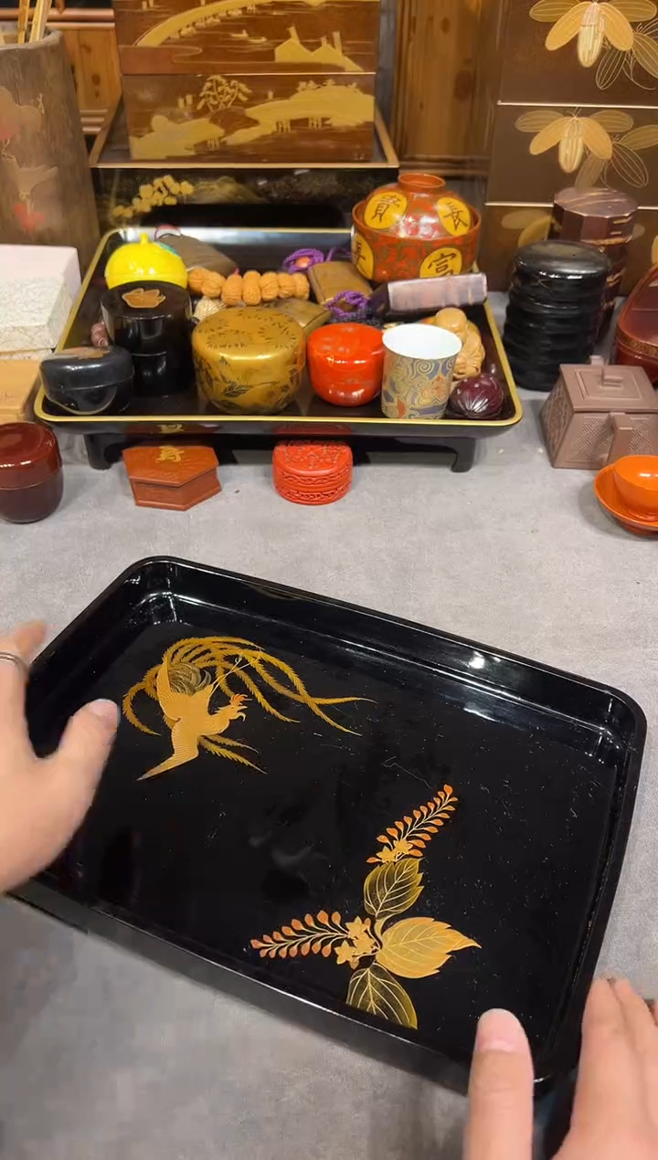 高肉金莳绘 收纳盘（微瑕）