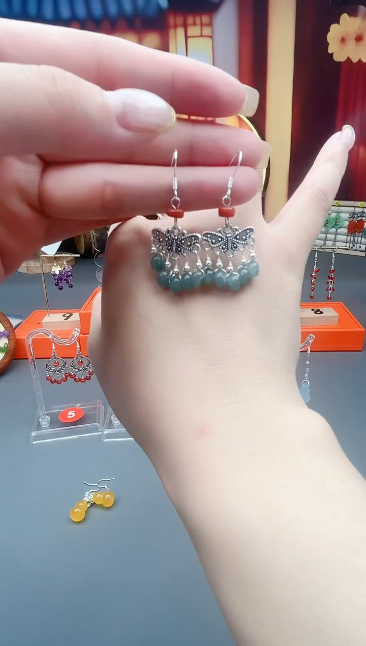 未镶嵌翡翠耳饰707