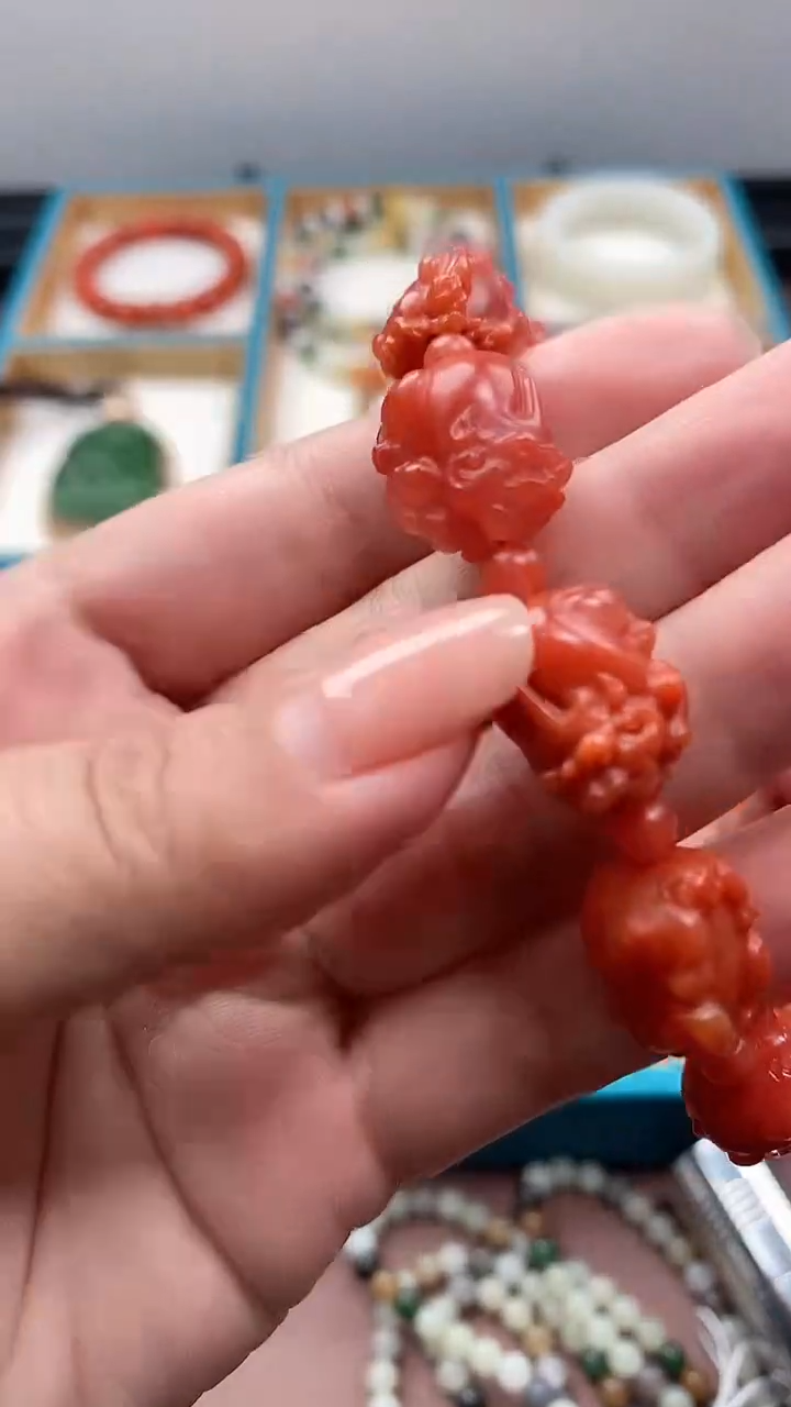 【闪购商品】南红玛瑙手链合金貔貅手串