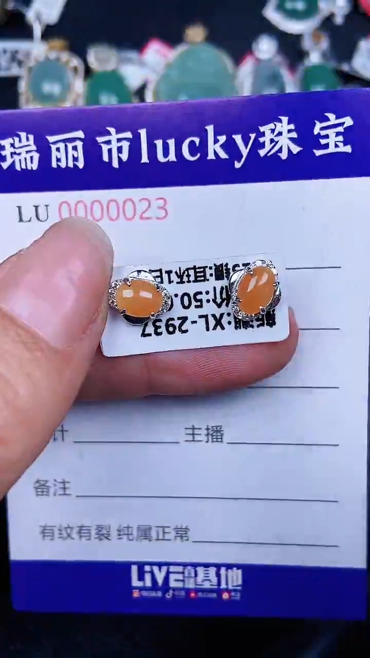 颈饰银S925镶嵌翡翠23