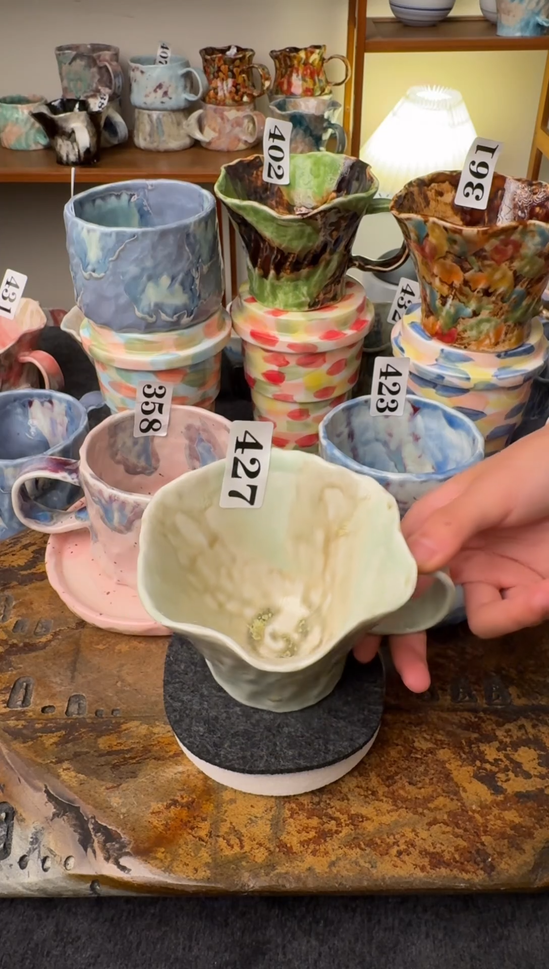 杯子427景德镇颜色釉单杯