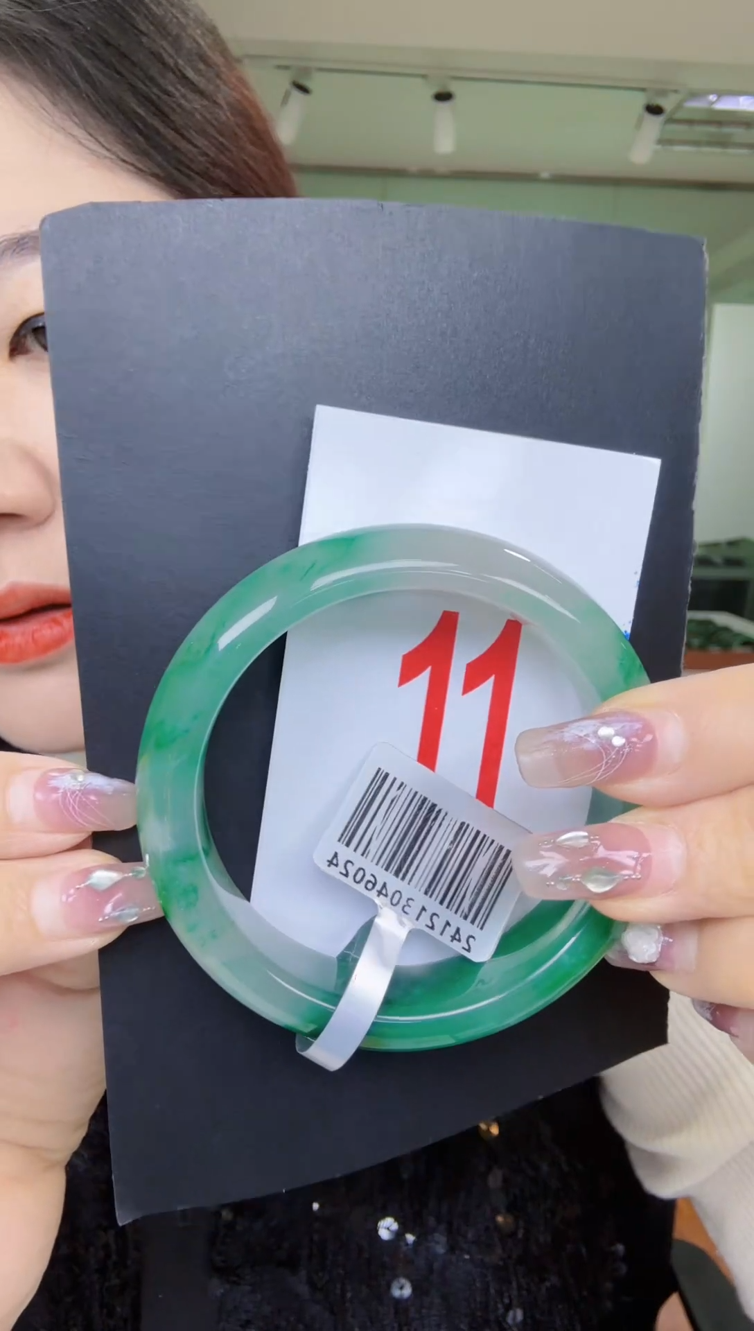 【闪购商品】石英质玉手镯未镶嵌螺+丽