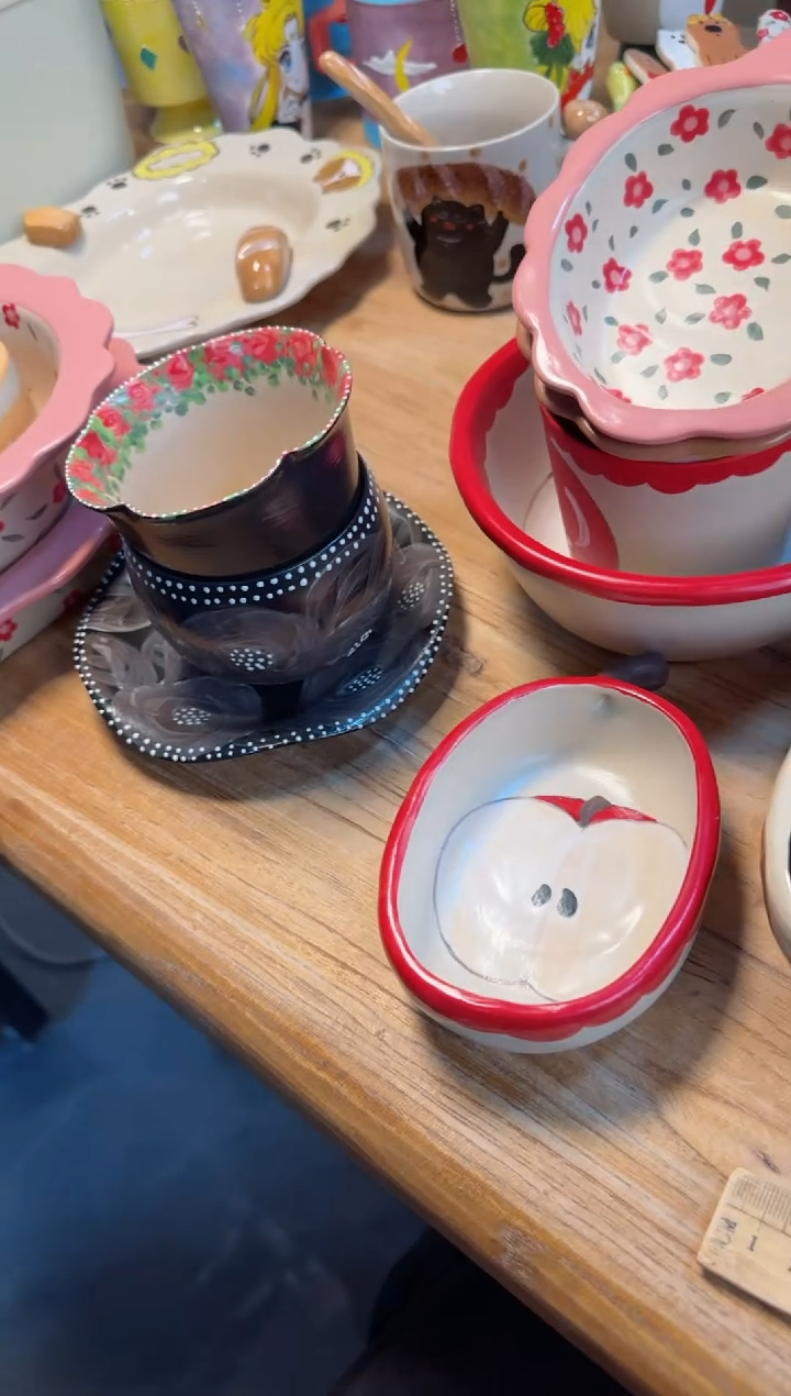 【闪购商品】苹果碗高温瓷器瓷器