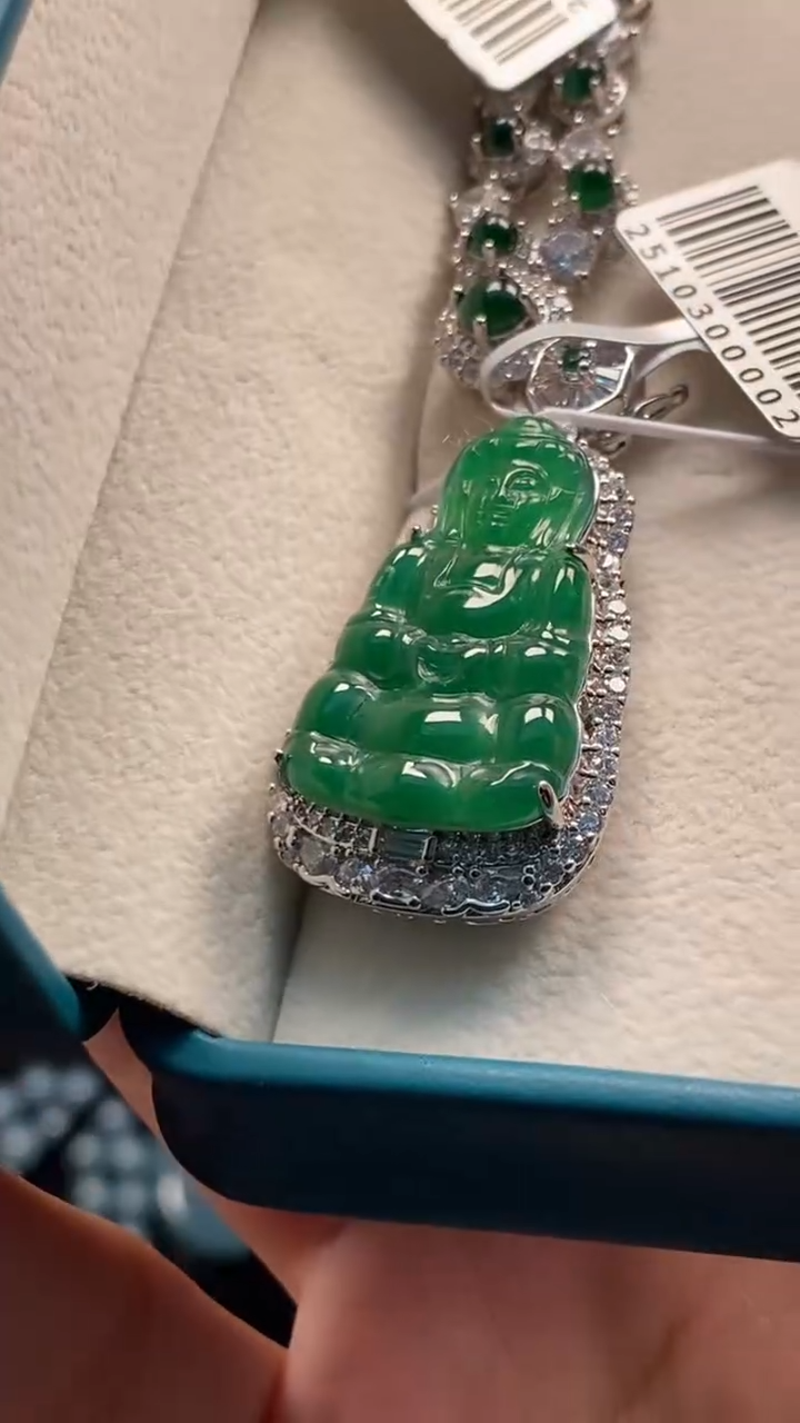 颈饰未镶嵌翡翠张*?********6