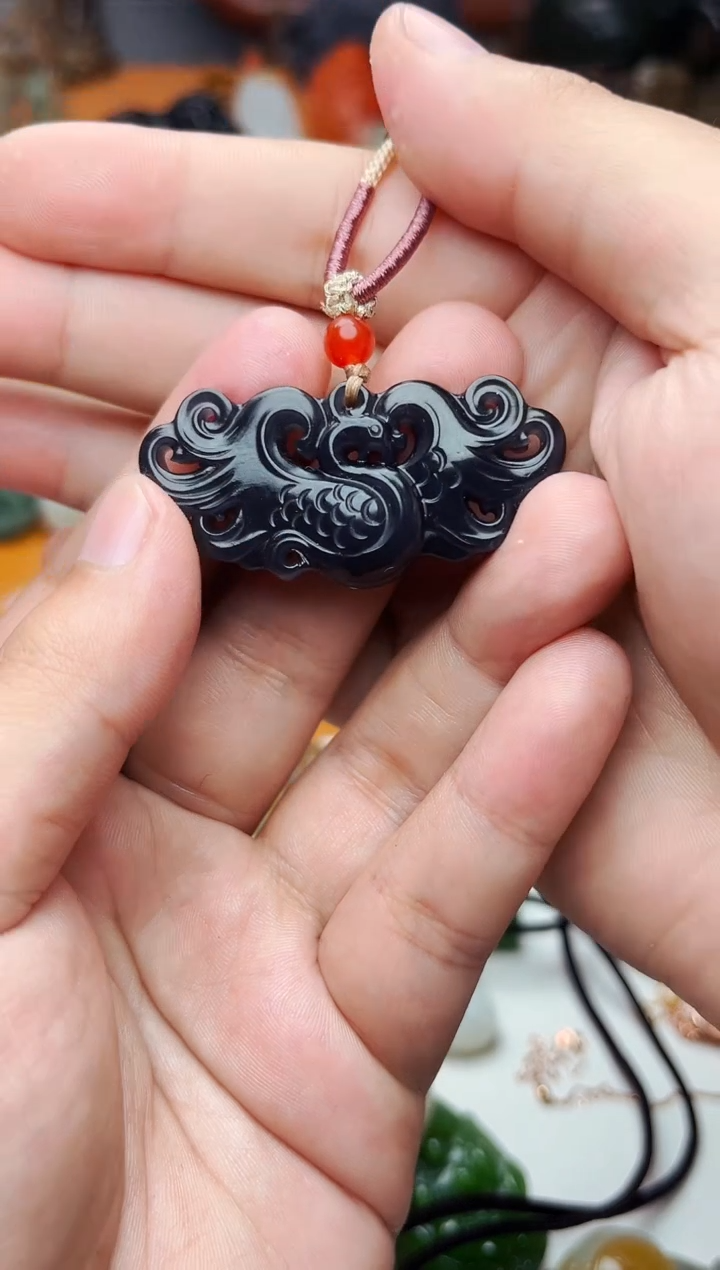 【闪购商品】和田玉颈饰未镶嵌凤凰01