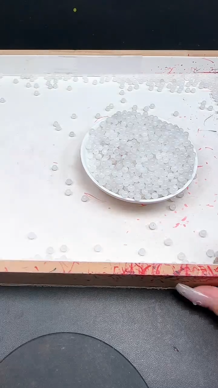 未镶嵌和田玉珠宝半成品白玉N168卡4mm散珠60颗