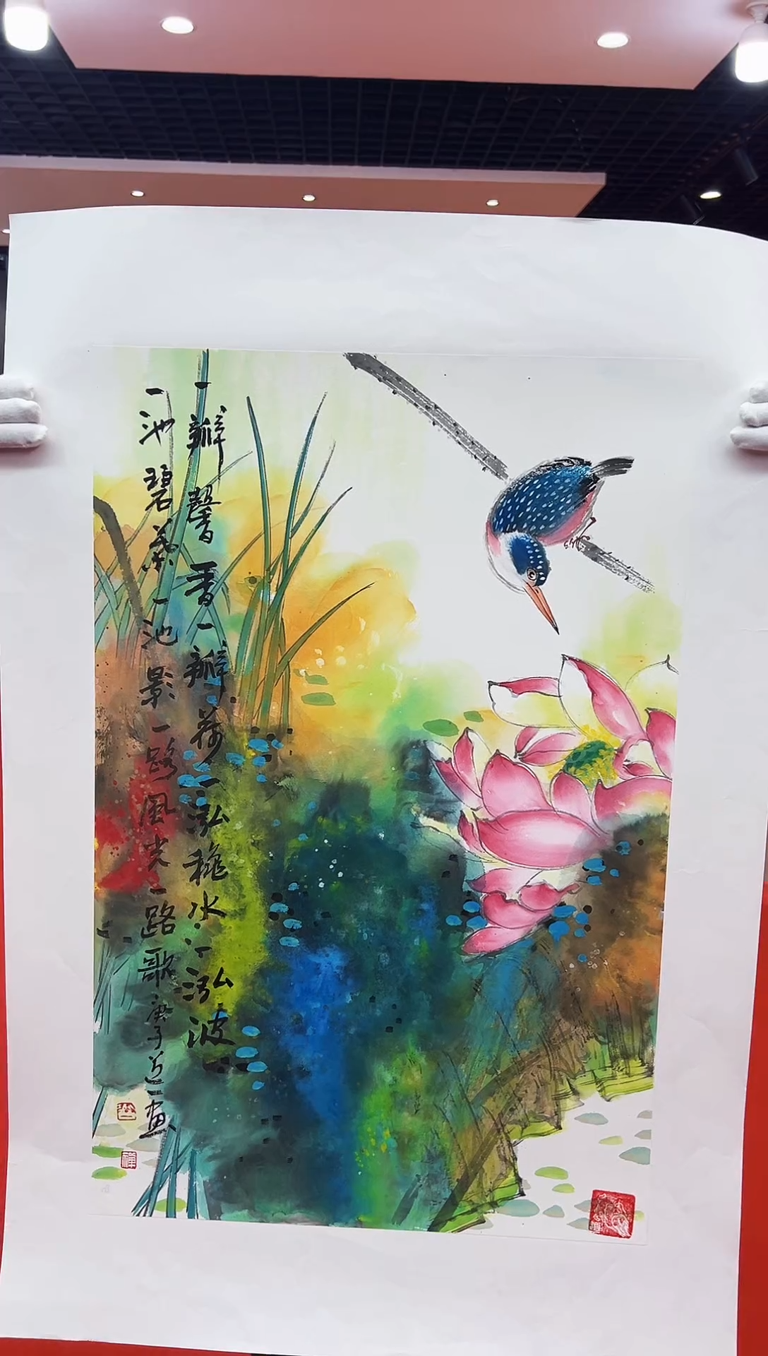 【闪购商品】国画道一老师亲笔绘画作品A20