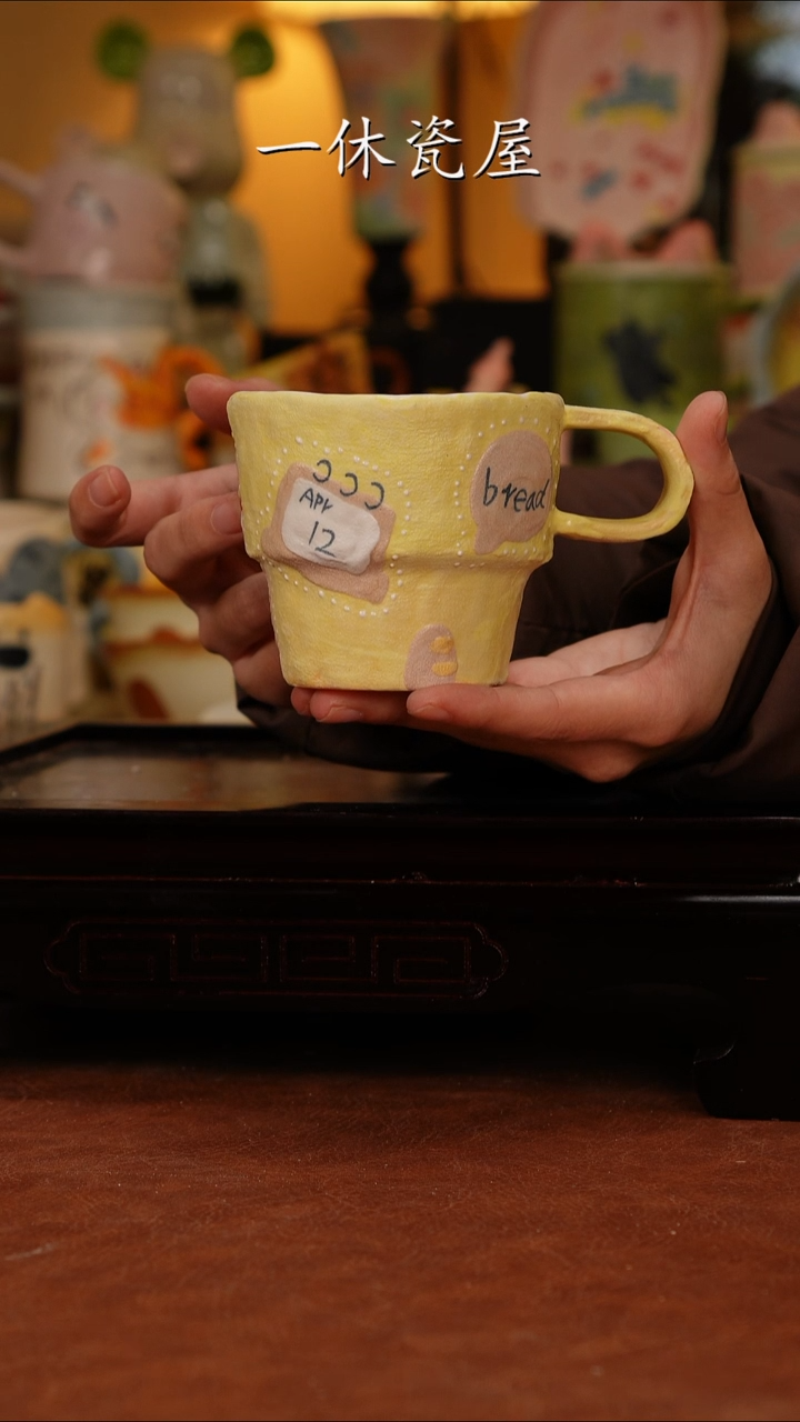 摆件陶景德镇一休瓷屋手作