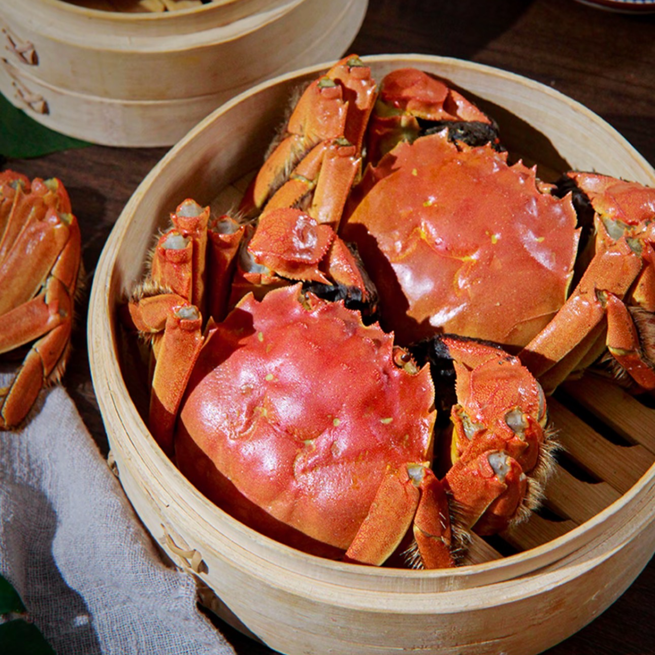 【兴化红膏大闸蟹】活蟹公蟹3.0-3.3两 母蟹2.5-2.8两 8-12只京东冷链