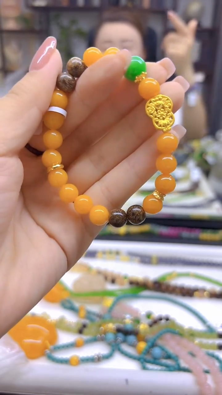 未镶嵌手链翡翠DIY款S673