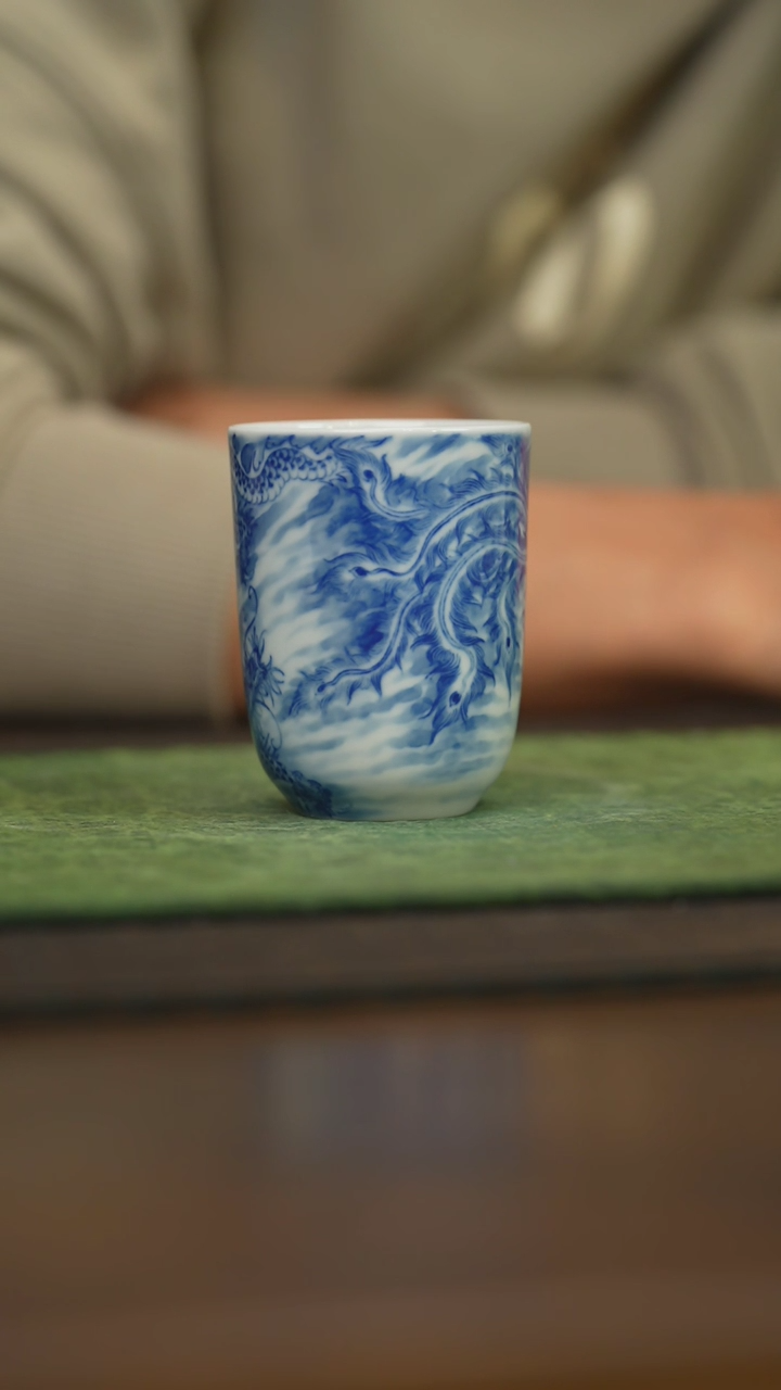 【闪购商品】杯柴窑青花破价福利