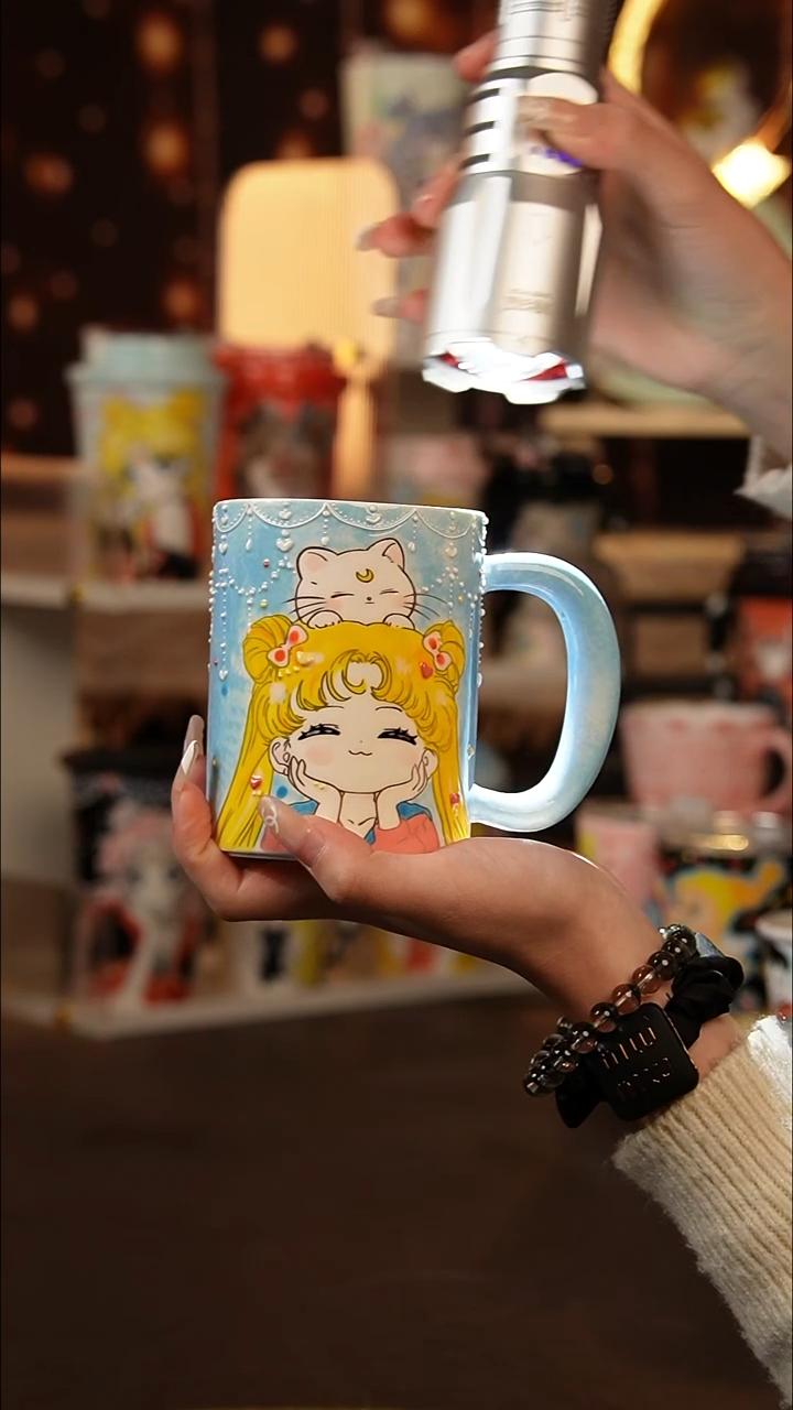 （玉泥）景德镇手工手绘文创陶瓷杯