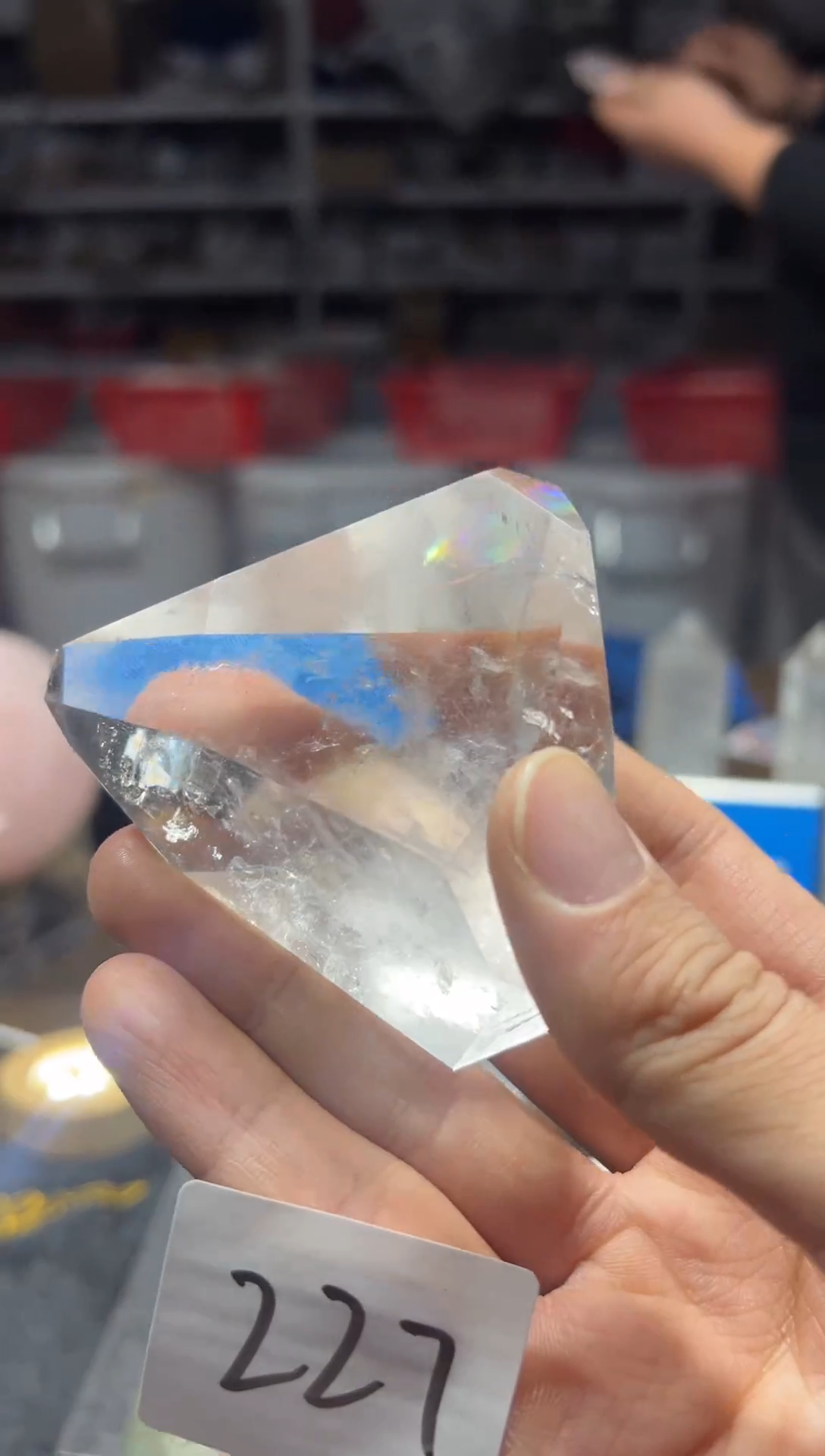 未镶嵌珠宝半成品水晶天然水晶默认微瑕227