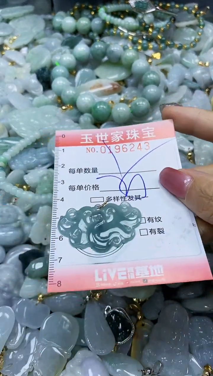 【闪购商品】翡翠颈饰未镶嵌闪购0196243