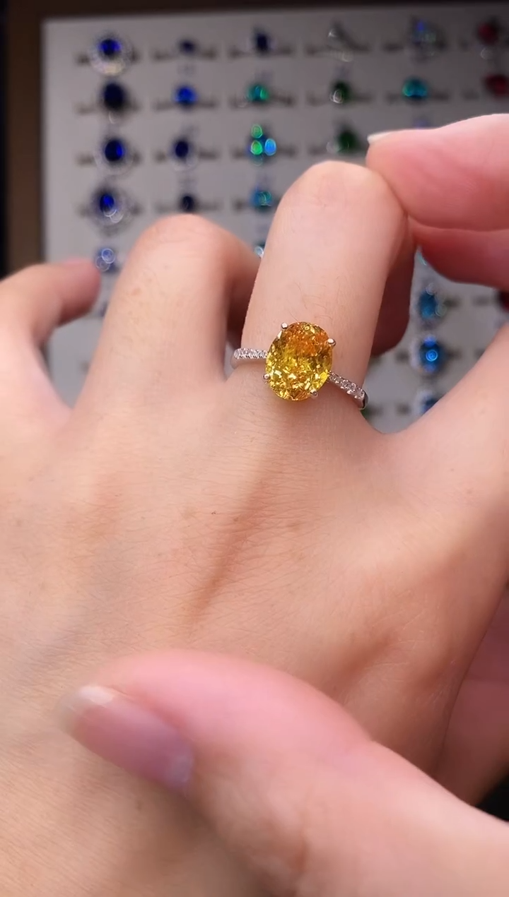 5克拉碧玺（处理）欧美风戒指