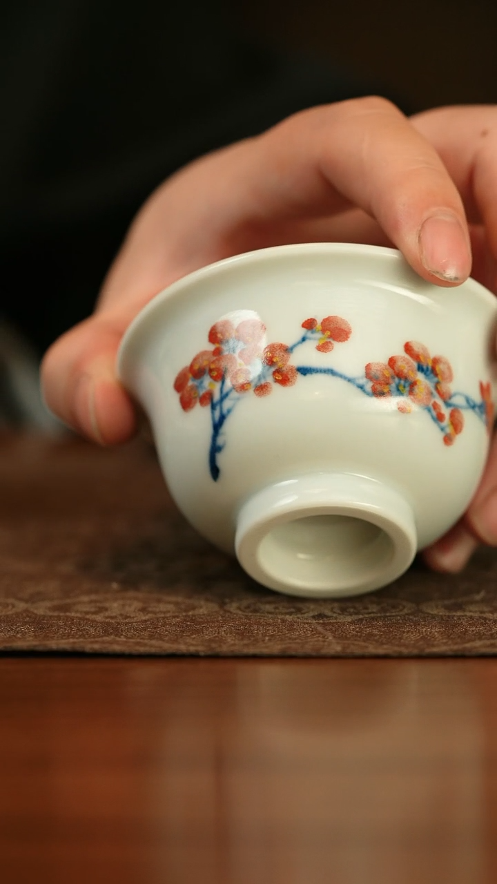 【闪购商品】贵己福利单品釉中梅花压手杯