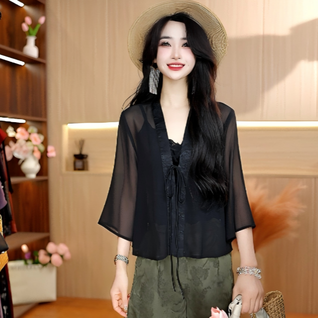 9335-20新款女士外披小衫