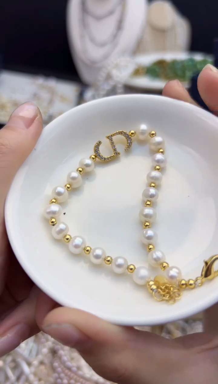 【闪购商品】淡水珍珠31未镶嵌diy珍珠手链