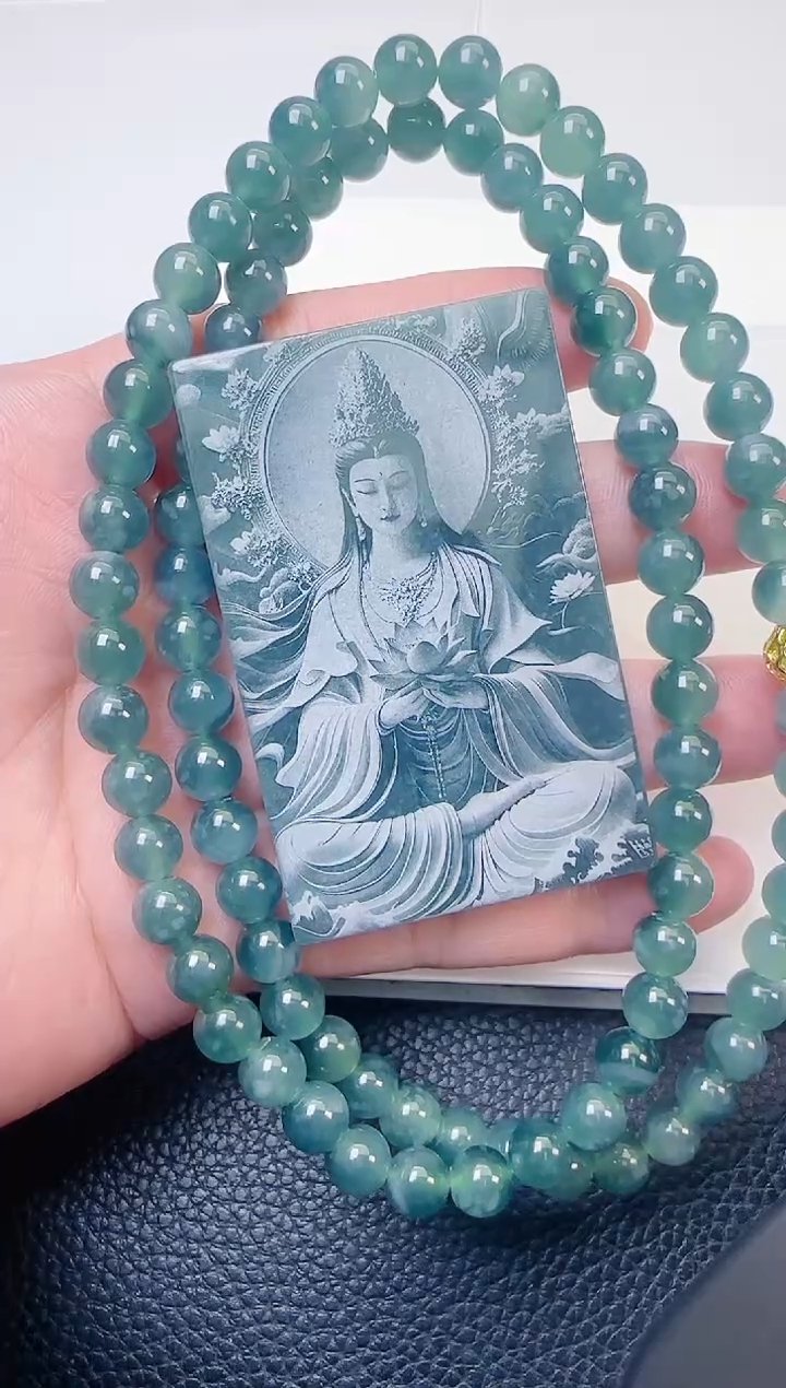 颈饰未镶嵌翡翠天然A货翡翠  多样性随机发其一