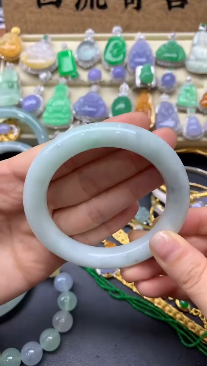 【闪购商品】翡翠手镯未镶嵌95-中国好珍宝